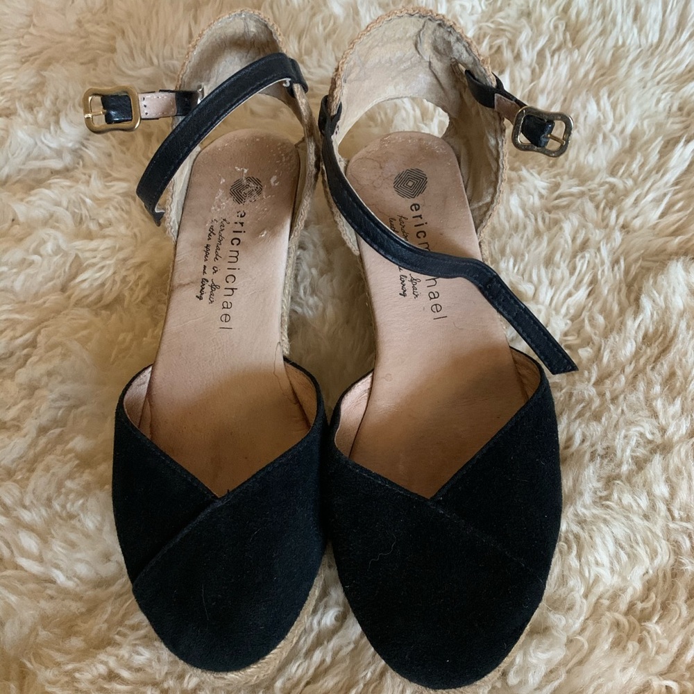 Eric Michael Suede Wedges